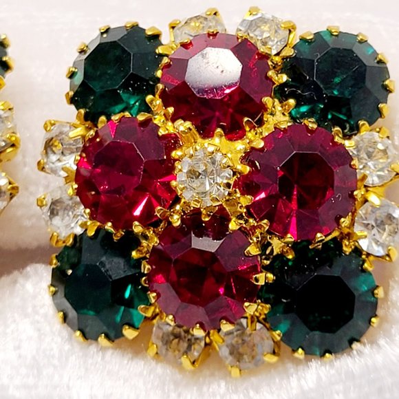 CHRISTMAS HOLIDAY JEWELRY Pins and Earrings set - Picture 6 of 16